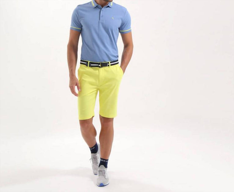 Cherv Allow Stretch Piquet Polo Blue XXL 4