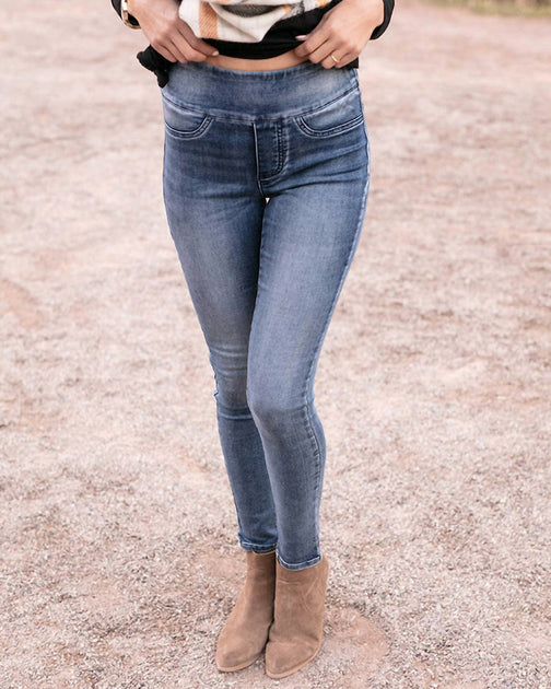 Grace and Lace Ultimate Everyday Jegging Bleu US 6 2
