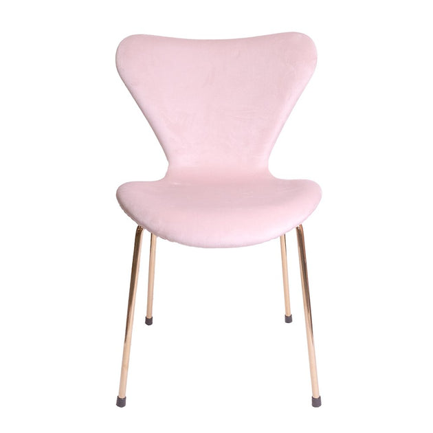 CSP Commercial Seating Products Velour Side Chair Pink 3