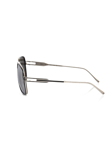 Frankie Morello Gold Metallic Fibre Women Sunglass