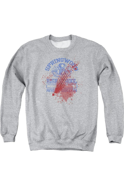 Gildan Nightmare On Elm Street Crewneck Sweatshirt Grey XXL 2