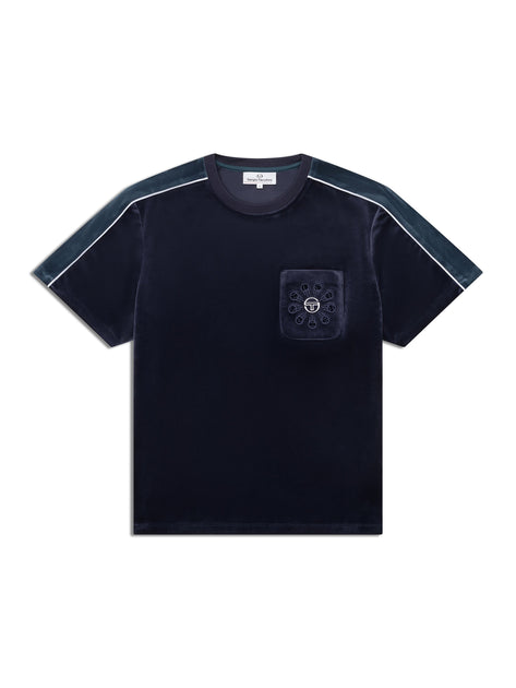 Sergio Tacchini Cresta Velour Pocket T-Shirt Multi Small 2