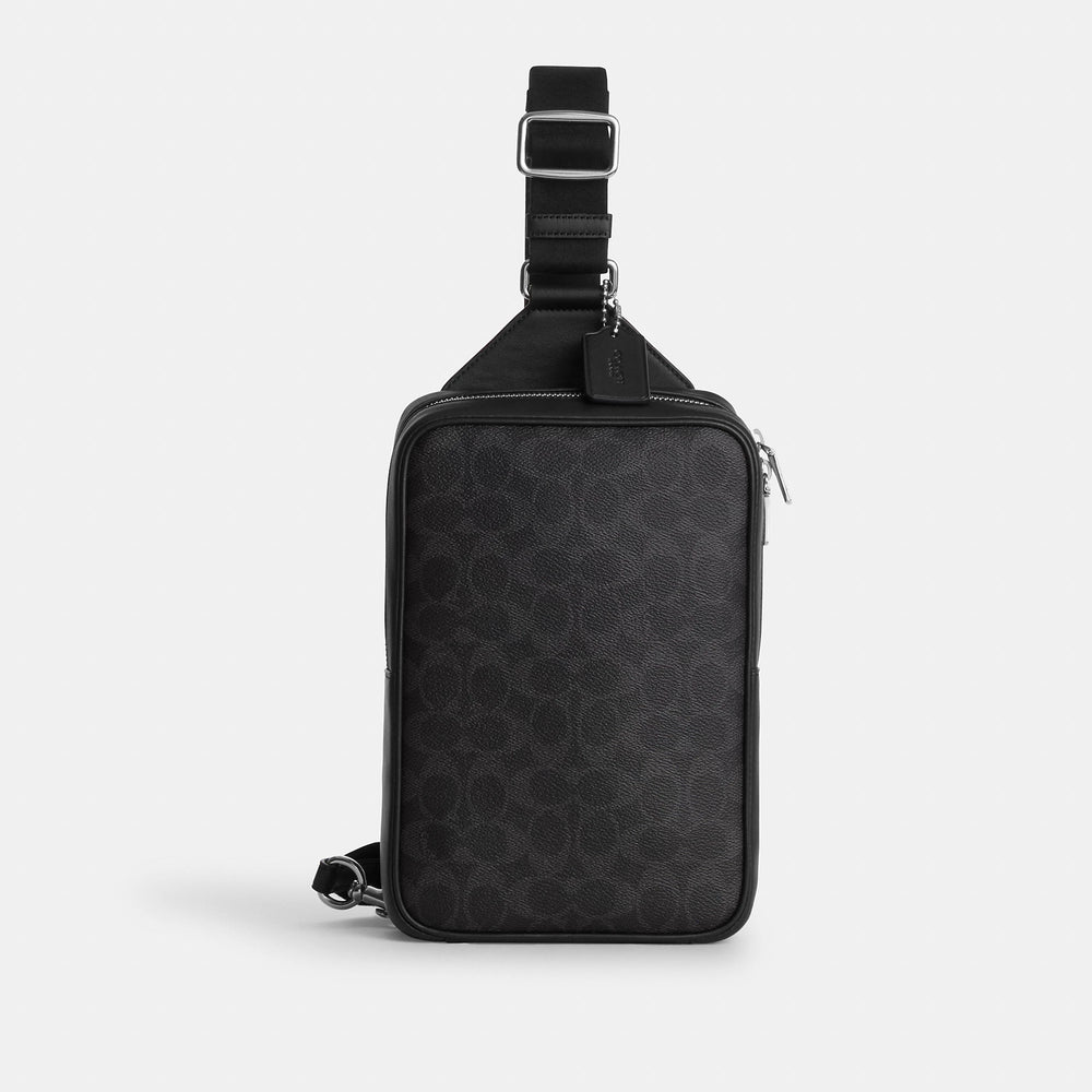 coach backpack crossbody strap Outlet Ray Pack 17 In Signature Canvas Crossed Fishing Rods SVG The adjustable shoulder strap Color:Eely hooktype:Jig Assist Hooks