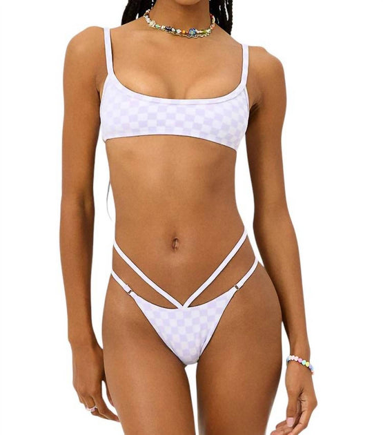 Frankies Bikinis Layla Bas de Bikini Violet Medium 2