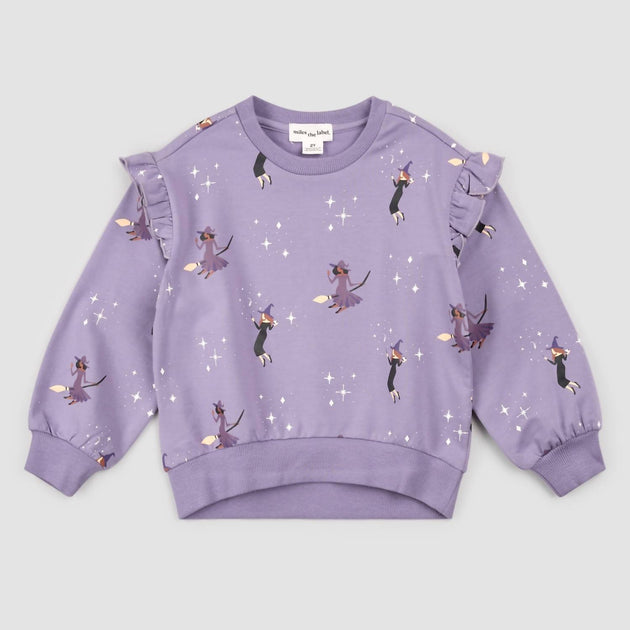 Miles the Label Witches Sweatshirt Purple US 6X 2