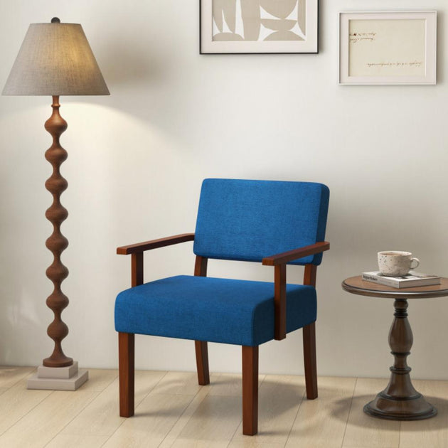 Fauteuil d'accent en lin Hivvago 4