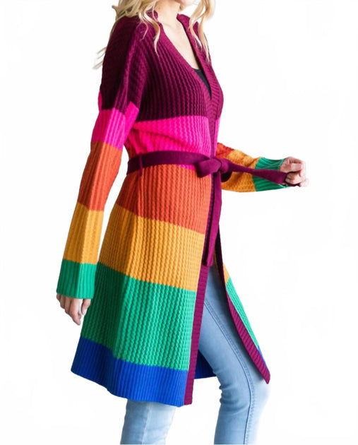 Cardigan Jodifl Color Bomb Multi Medium 4