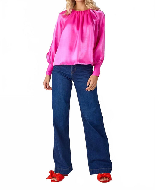 Crosby by Mollie Burch Elizabeth Blouse Pink Large 3