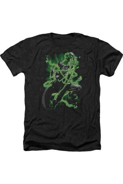 Gildan Superman Kryptonite Chains Erwachsenen Heather T-Shirt schwarz XLarge Herren 2
