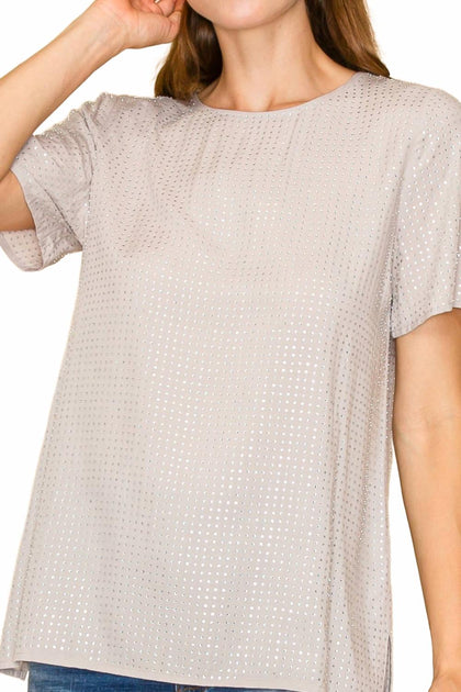 VOCAL APPAREL All Over Stone Shirt Beige Large 2