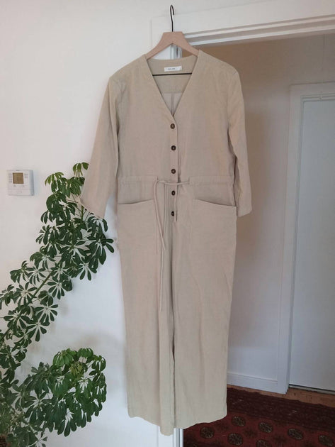 MOD REF Mavis Jumpsuit Beige Medium 3