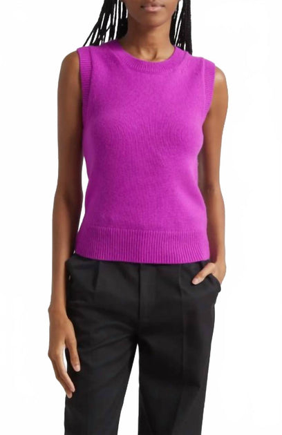 A.L.C. Ian Sweater Vest Pink Large 2
