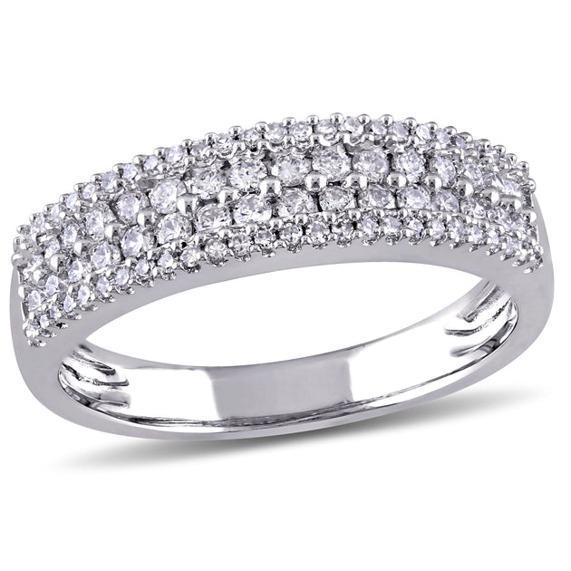 Mimi & Max Anniversary Ring White Gold US 9 2