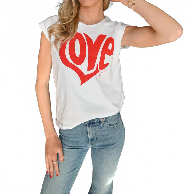 ELAN Love Me A Tank Top Weiß Small 3