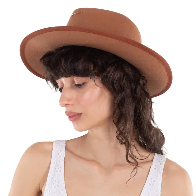 Van Palma Anna Wool Felt Hat Brown Medium 3
