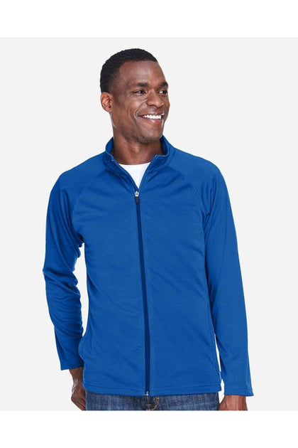 Devon & Jones Stretch Tech-Shell Compass Full-Zip Jacket Blue Medium 4