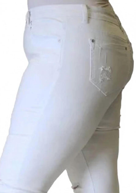 Grace in LA Crop Jean White US 18 4