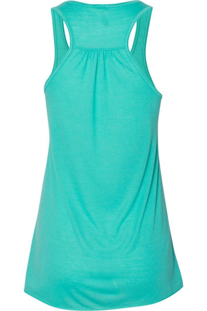 BELLA + CANVAS Flowy Racerback Tank Blue XXLarge 3