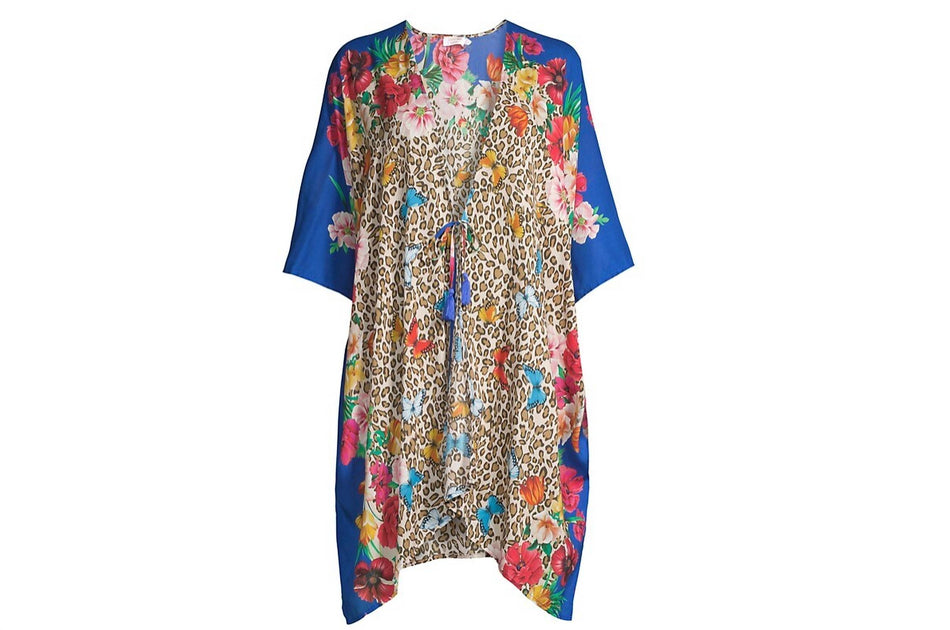 Johnny Was May Flower Kimono Multi Small/Medium 2