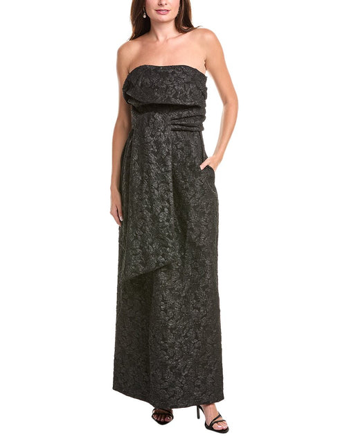 SIMKHAI Ariana Draped Gown Grau US 2 2
