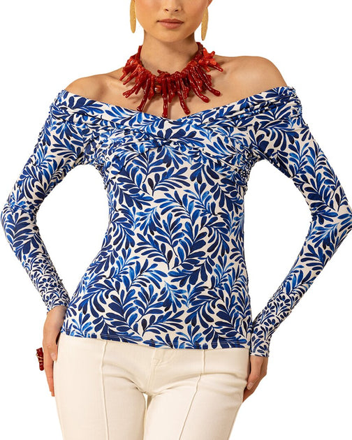 Hale Bob Emmie Bluse Blau XLarge 2