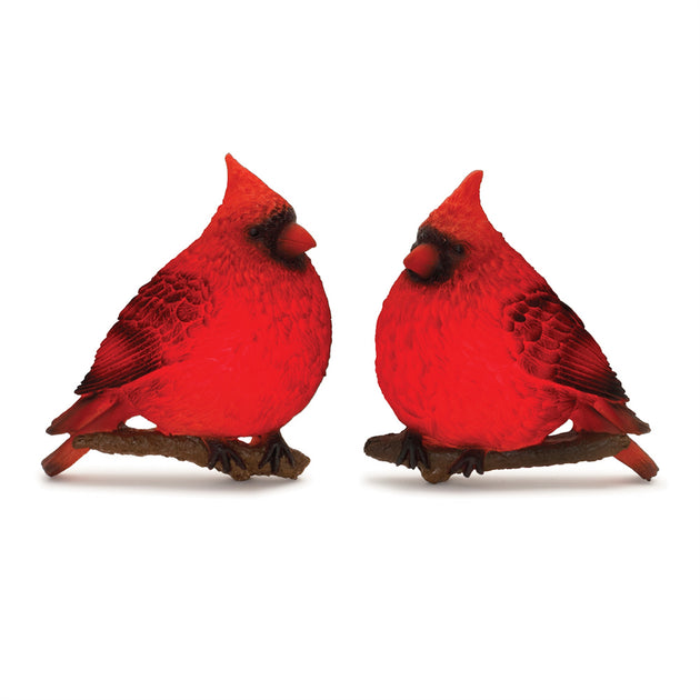Melrose International LED Cardinal Bird Wall Hanging Red Black 2