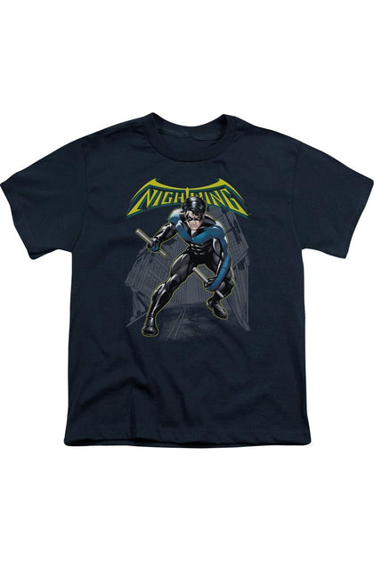 Gildan Batman Nightwing T-Shirt Blue XL 2