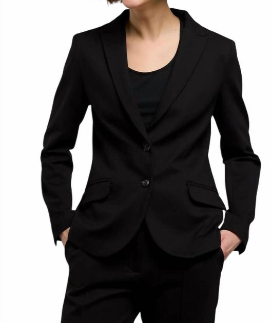 Karen Kane Ponte Blazer Black XSmall 2