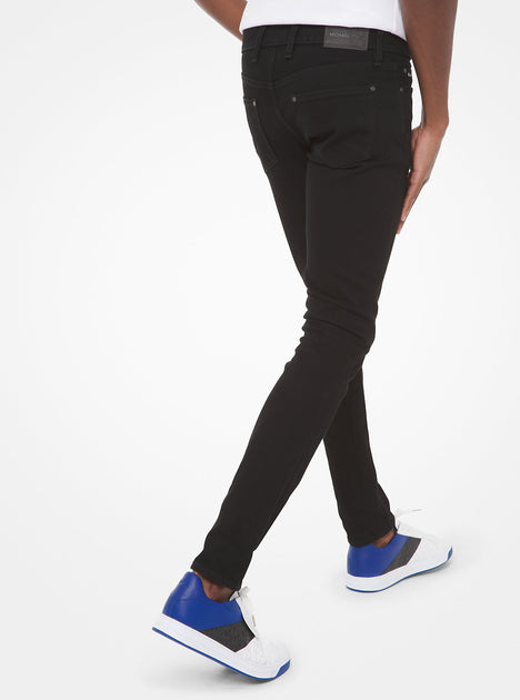 Michael Kors Slim-Fit Stretch-Baumwoll-Jeans Schwarz 34x34 3