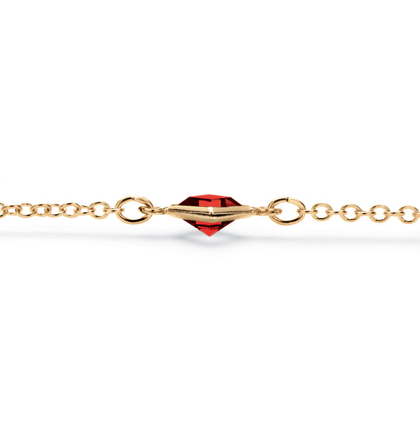 Palm Birthstone Necklace Multi 3