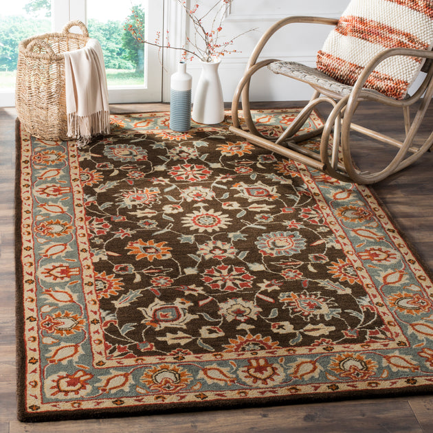 Safavieh HG412 Area Rug Charcoal/Blue 2