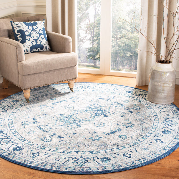 Safavieh Brentwood Area Rug Light Grey/Blue 4