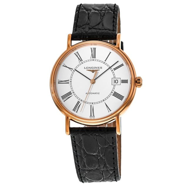 Longines Presence Automatic L4.922.1.11.2 Rose Gold Men's Watch 2