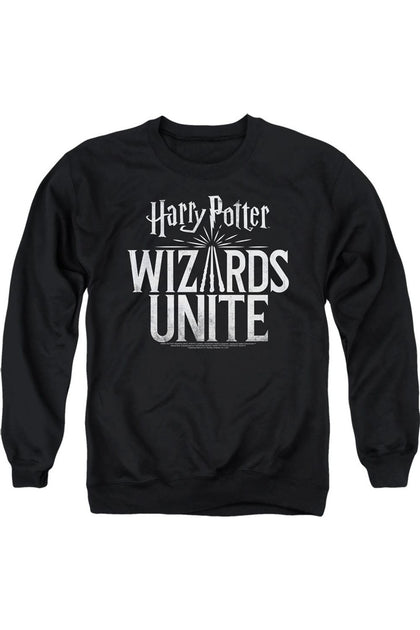 Gildan Harry Potter Wizards Unite Crewneck Sweatshirt Black Large 2
