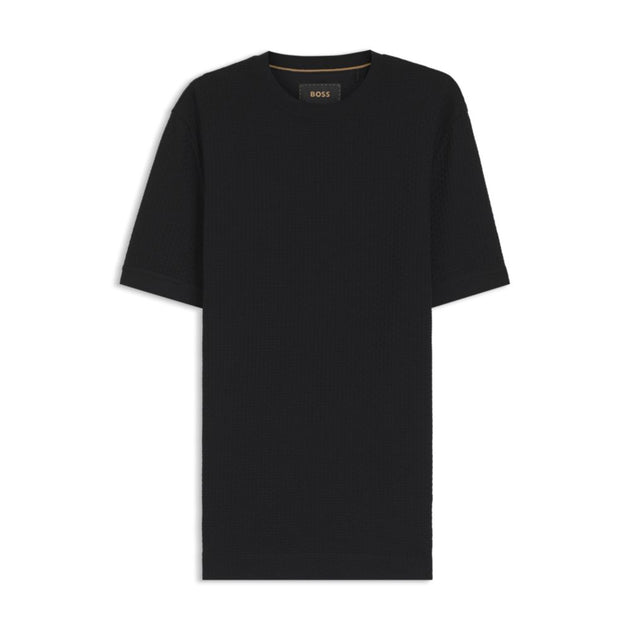T-shirt Boss Basket-weave Noir Medium 2