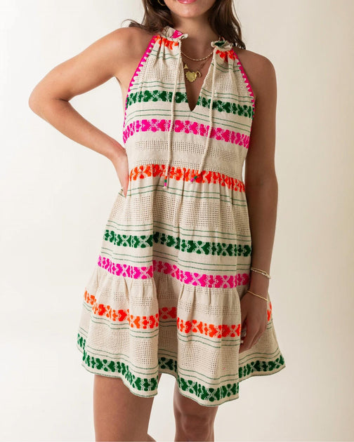 Saylor Calico Dress Multicolor XL 2