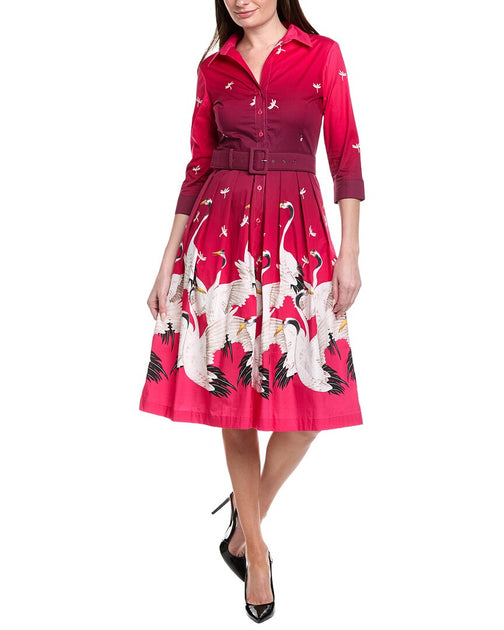 Samantha Sung Audrey 1 Shirtdress Pink US 4 2
