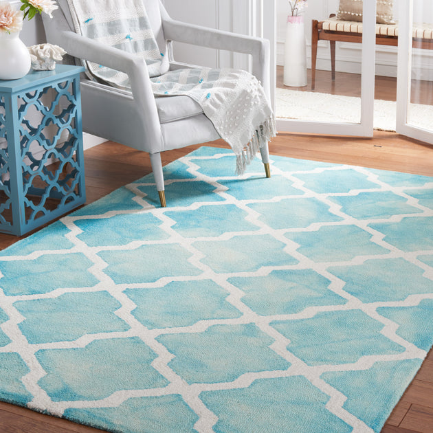 Safavieh DDY540 Area Rug Turquoise/Ivory 2