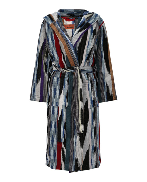Missoni Clint Hooded Bathrobe Multi Small 2