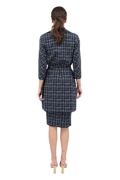 Chiara Boni Saveria Trench Coat Blue XS 3
