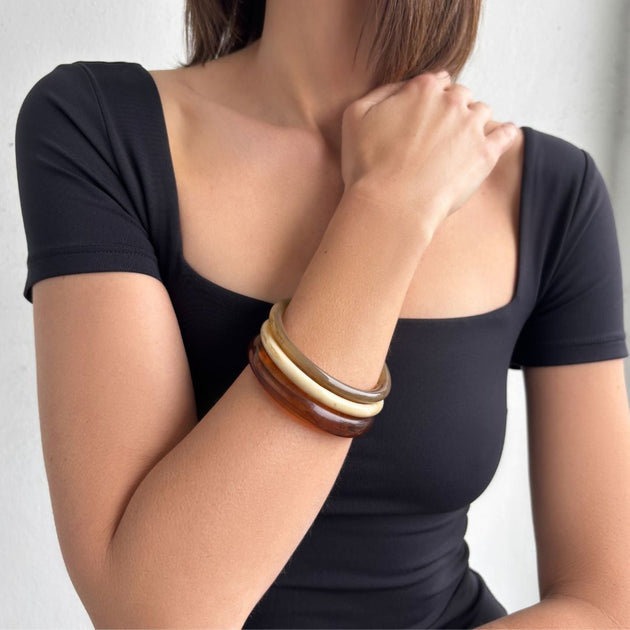Adornia Bangle Set Gold 3