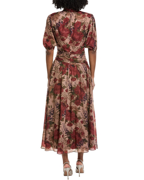 Michael Aram Mikael Aghal Print Midi Dress Multi US 14 3