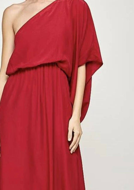 Robe Maxi Carmela Satin One Shoulder 3