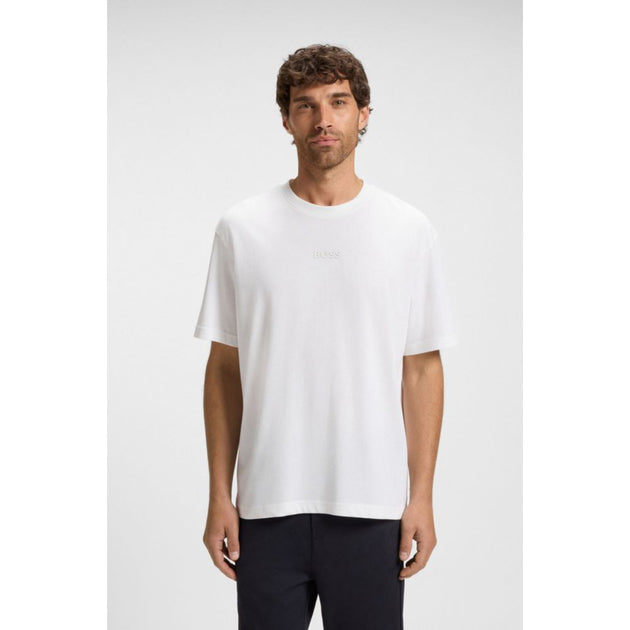 Boss Cotton-jersey T-shirt White XXXLarge 4