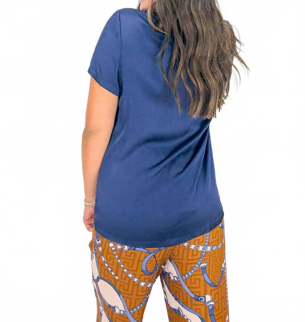 Astrid Sammie Top Bleu XS 4