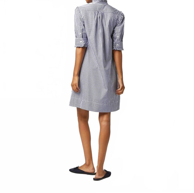 Ann Mashburn Elbow-Sleeved Frill Dress Multi XSmall 3