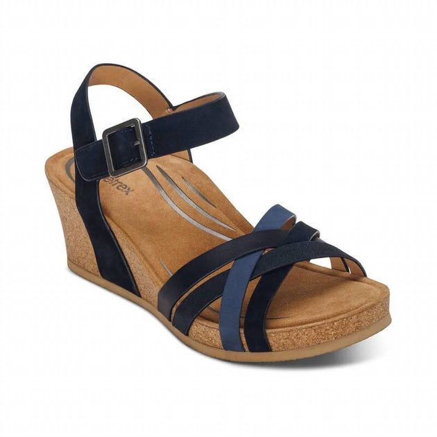 Aetrex Noelle Sandal Blue EU 43 3