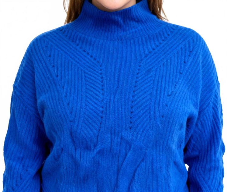 Pull en Cachemire Aqua Bleu Small 3