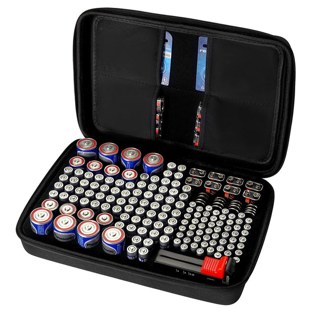 BlitzSawh BT-168 Battery Organizer Storage Box Black 3