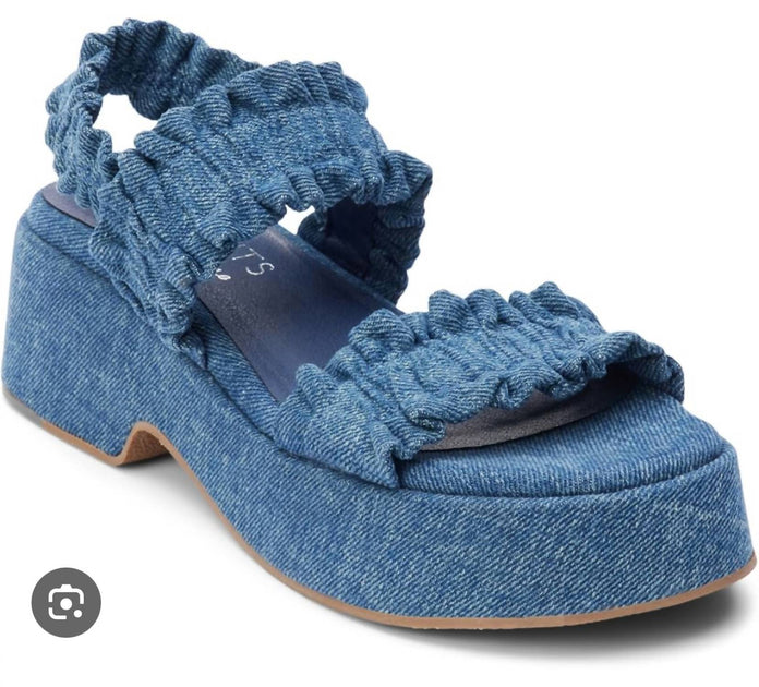 Matisse Jean Platform Sandals Blue US 9 3